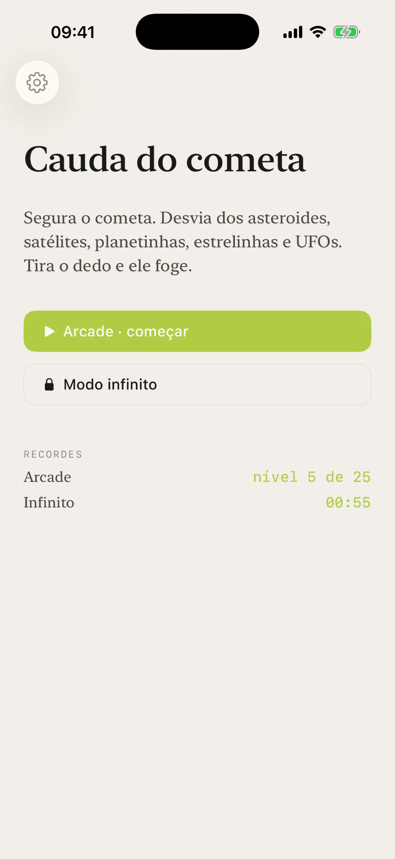 Cauda do Cometa BLA, captura de tela 1 de 10