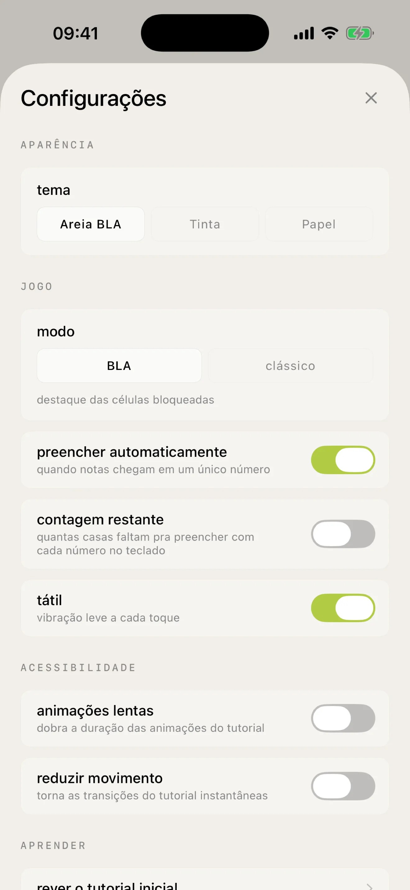 Sudoku BLA em português, captura de tela 3 de 13