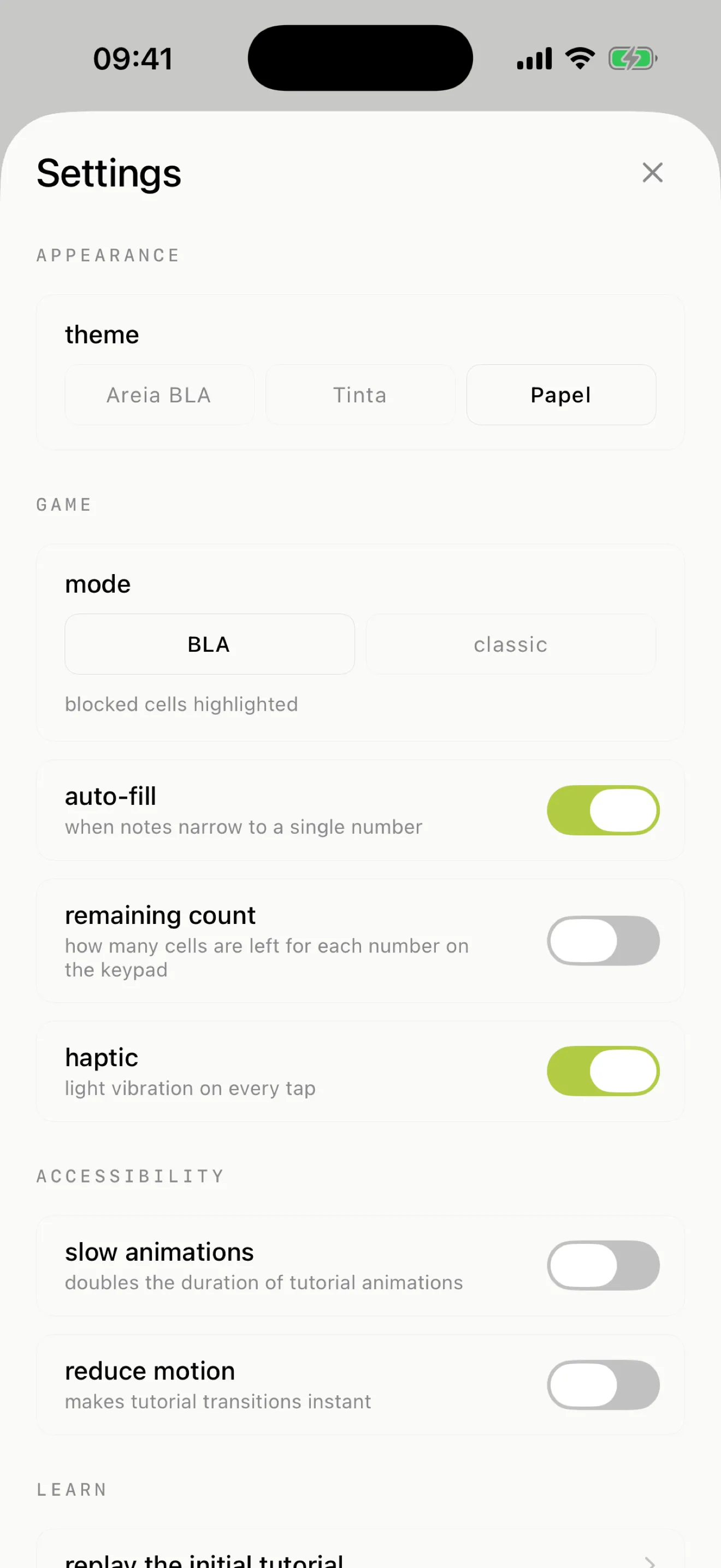 Sudoku BLA in English, screenshot 5 of 13